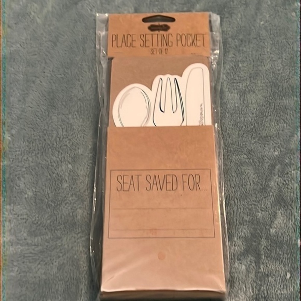MUDPIE Set of 12 Place Setting Pockets